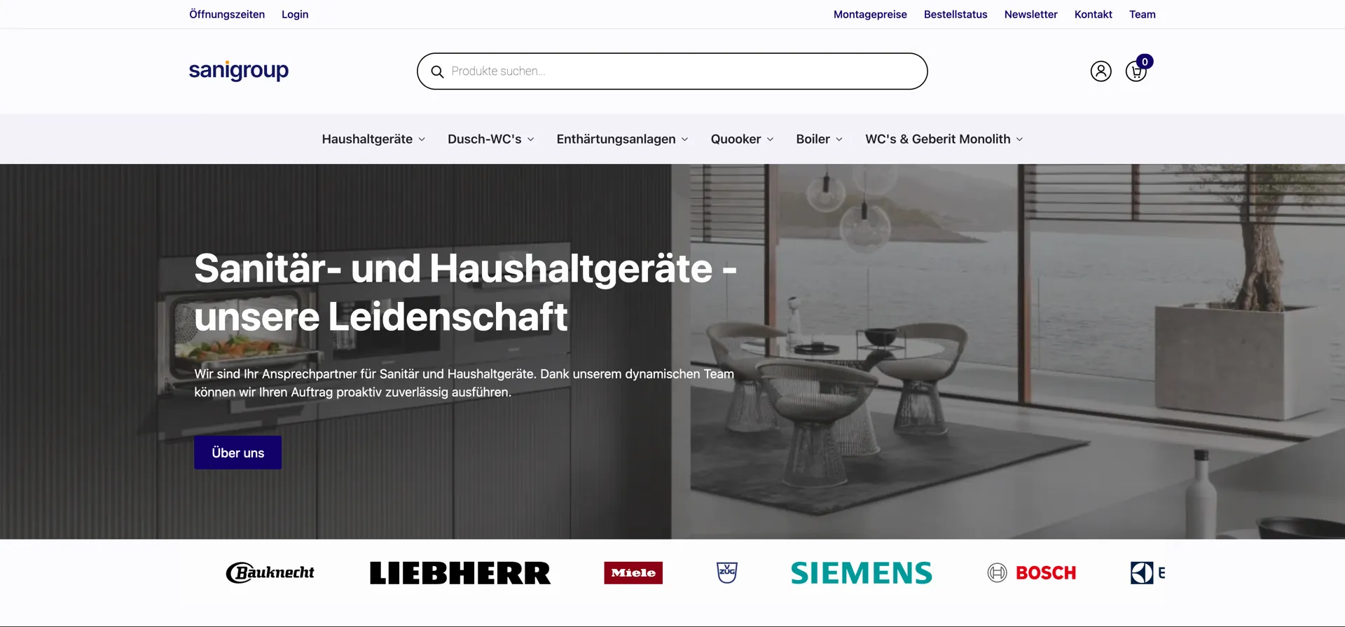 Screenshot · Sanigroup GmbH